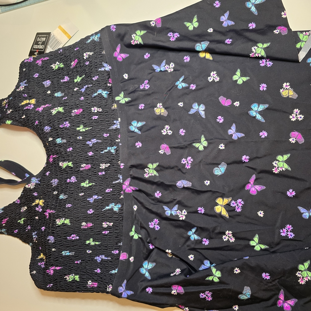 Macy's Multicolor Butterfly Bikini Set - Picture 3 of 4